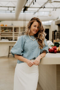 Soof Denim Top - Bij Keesje - Bij Keesje The Label - Top