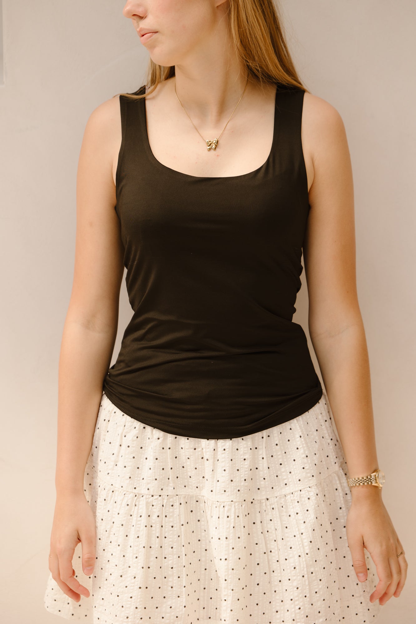 Sophia Jersey top black - Bij Keesje - Neo Noir