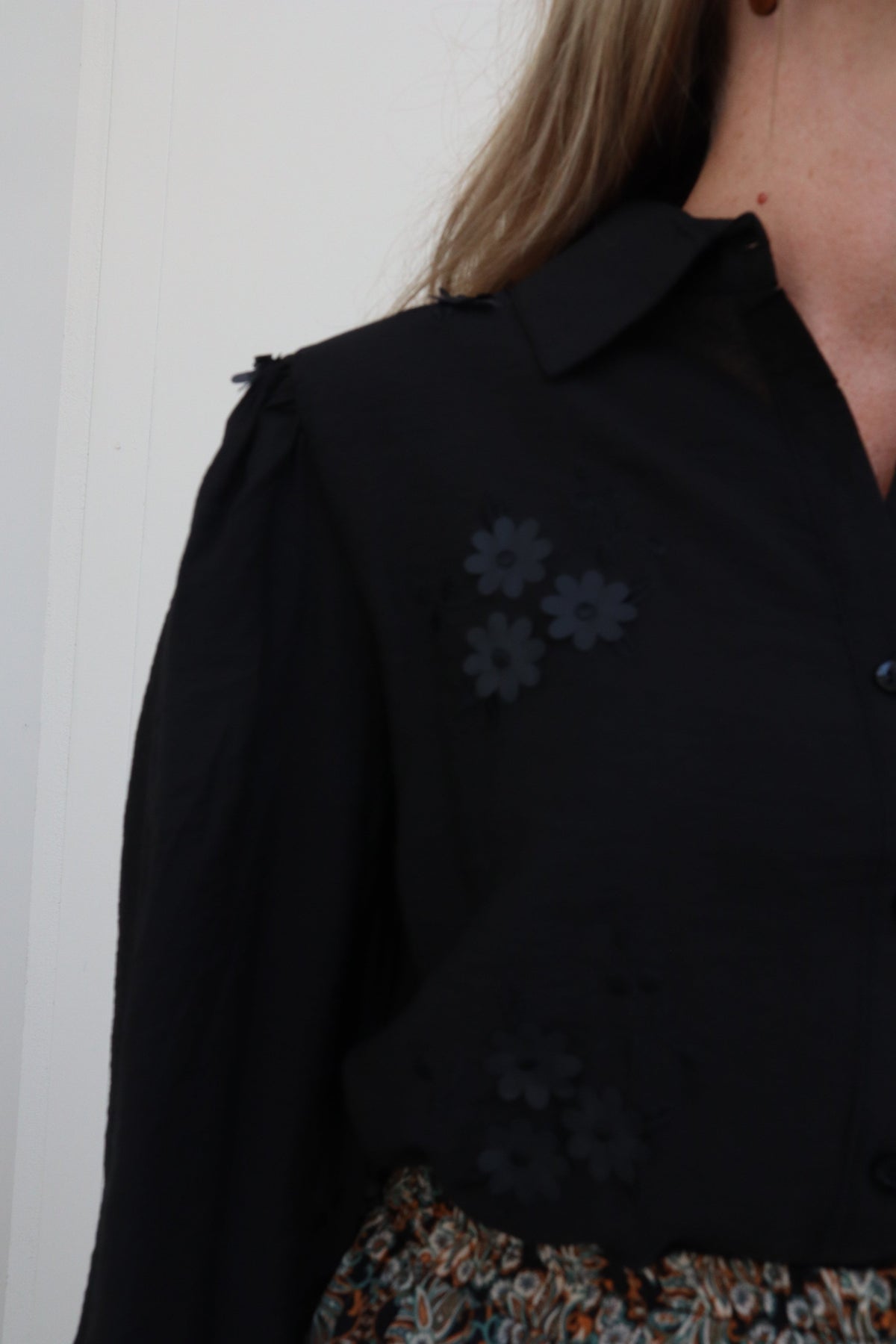 Special blouse black - Bij Keesje