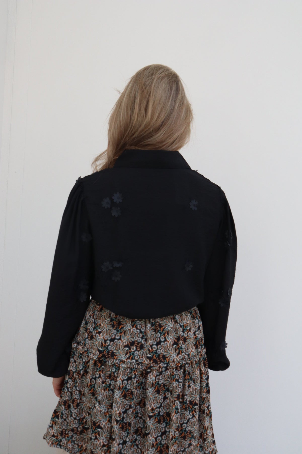 Special blouse black - Bij Keesje