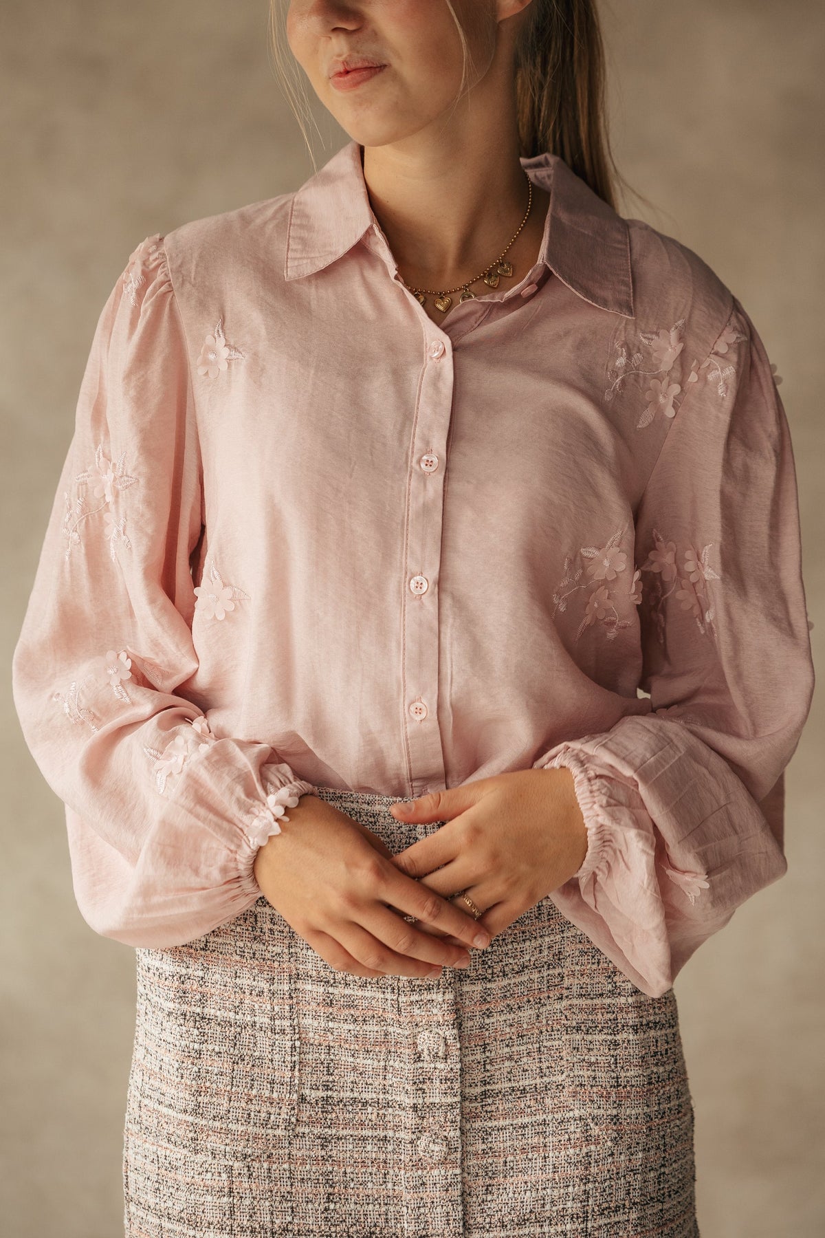 Special blouse pink - Bij Keesje