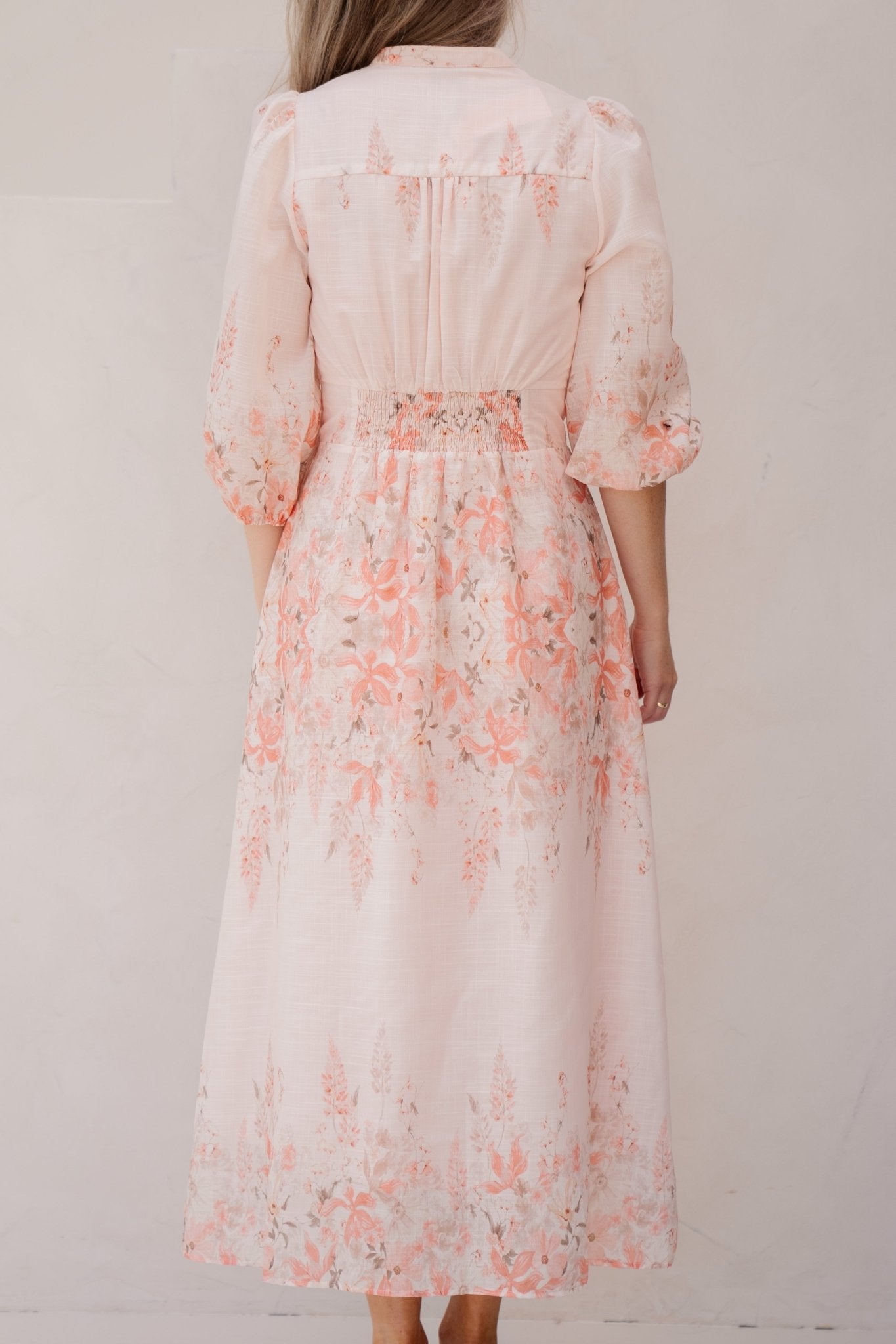 Stellar artist paisley dress ivory - Neo Noir | Shop online at
