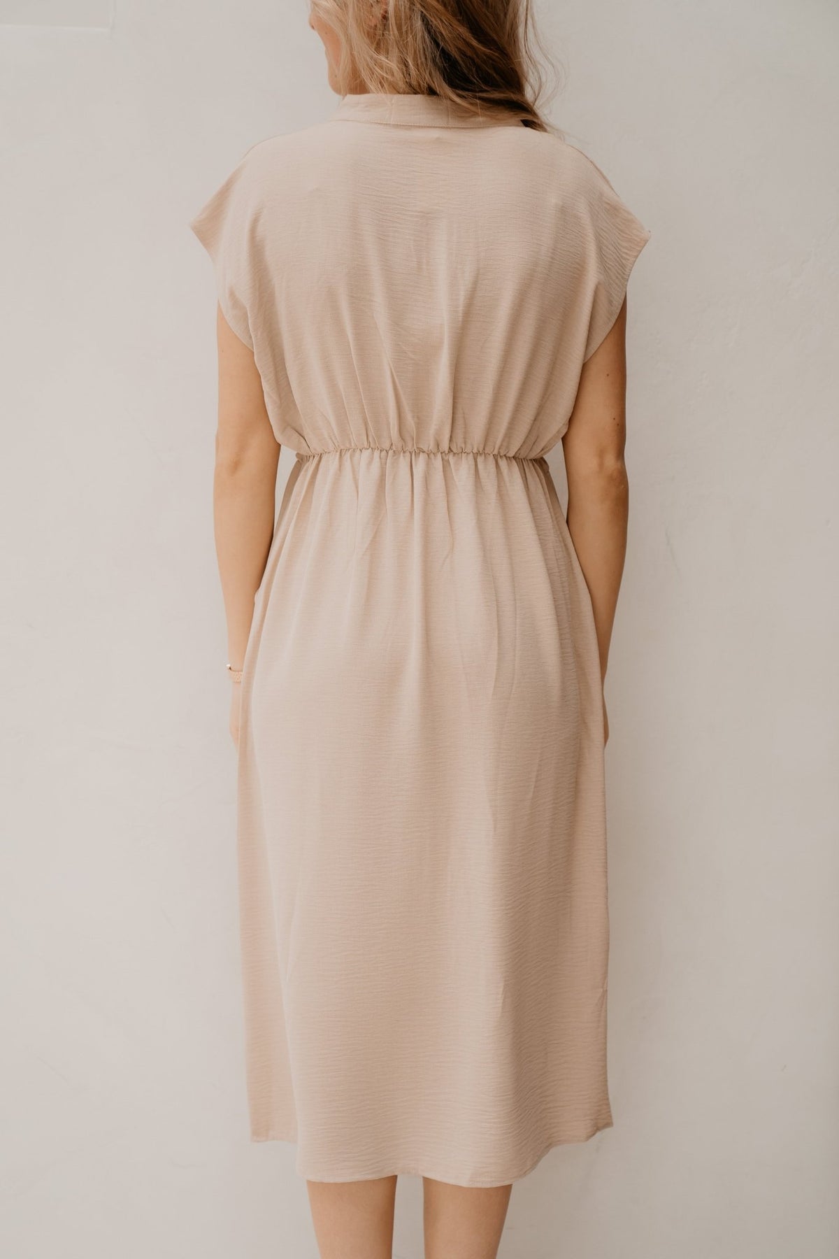 Sterre jurk beige - Bij Keesje - Bij Keesje - Jurk