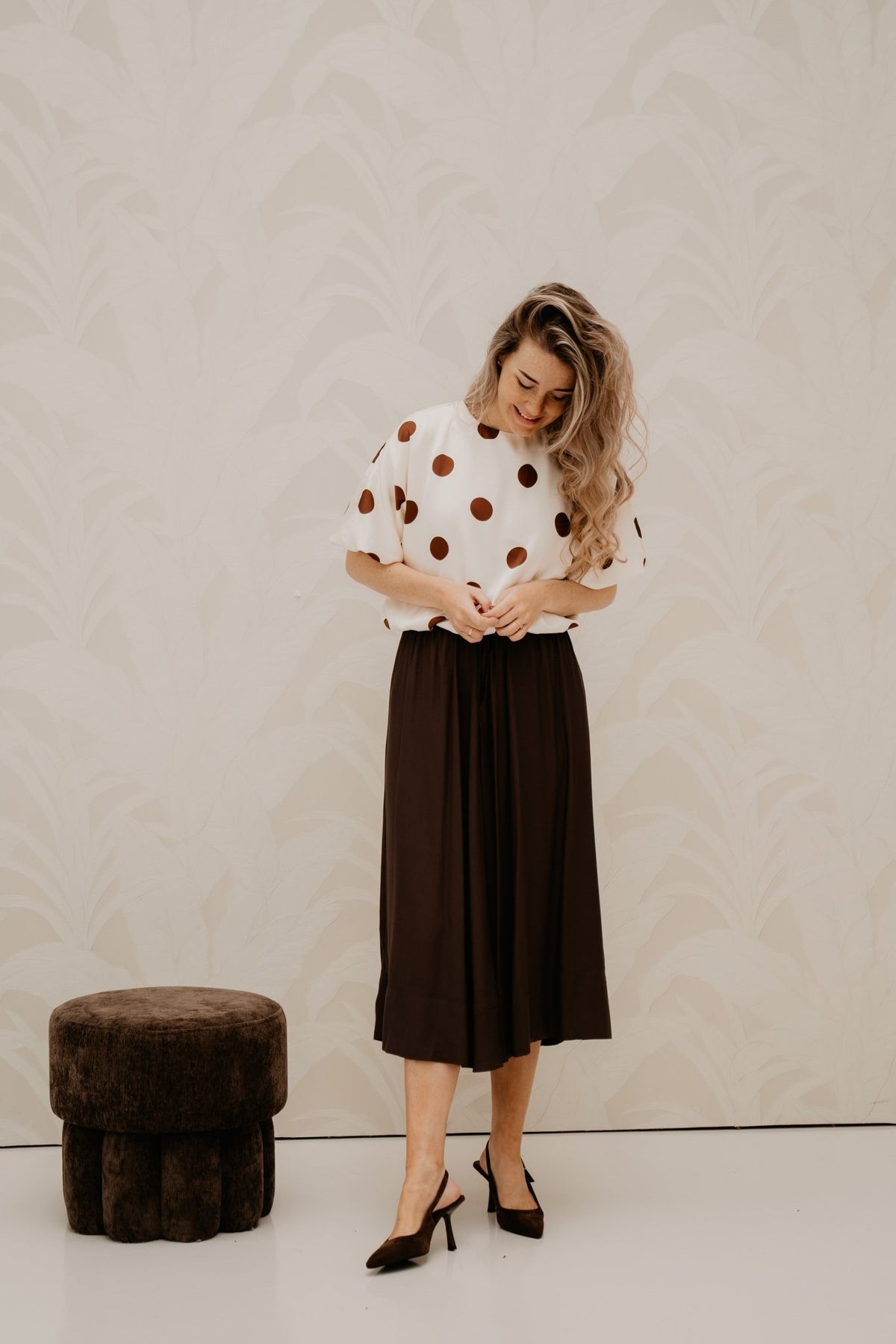SunriseCC Skirt Dark Brown - Bij Keesje - Co'couture - Rok