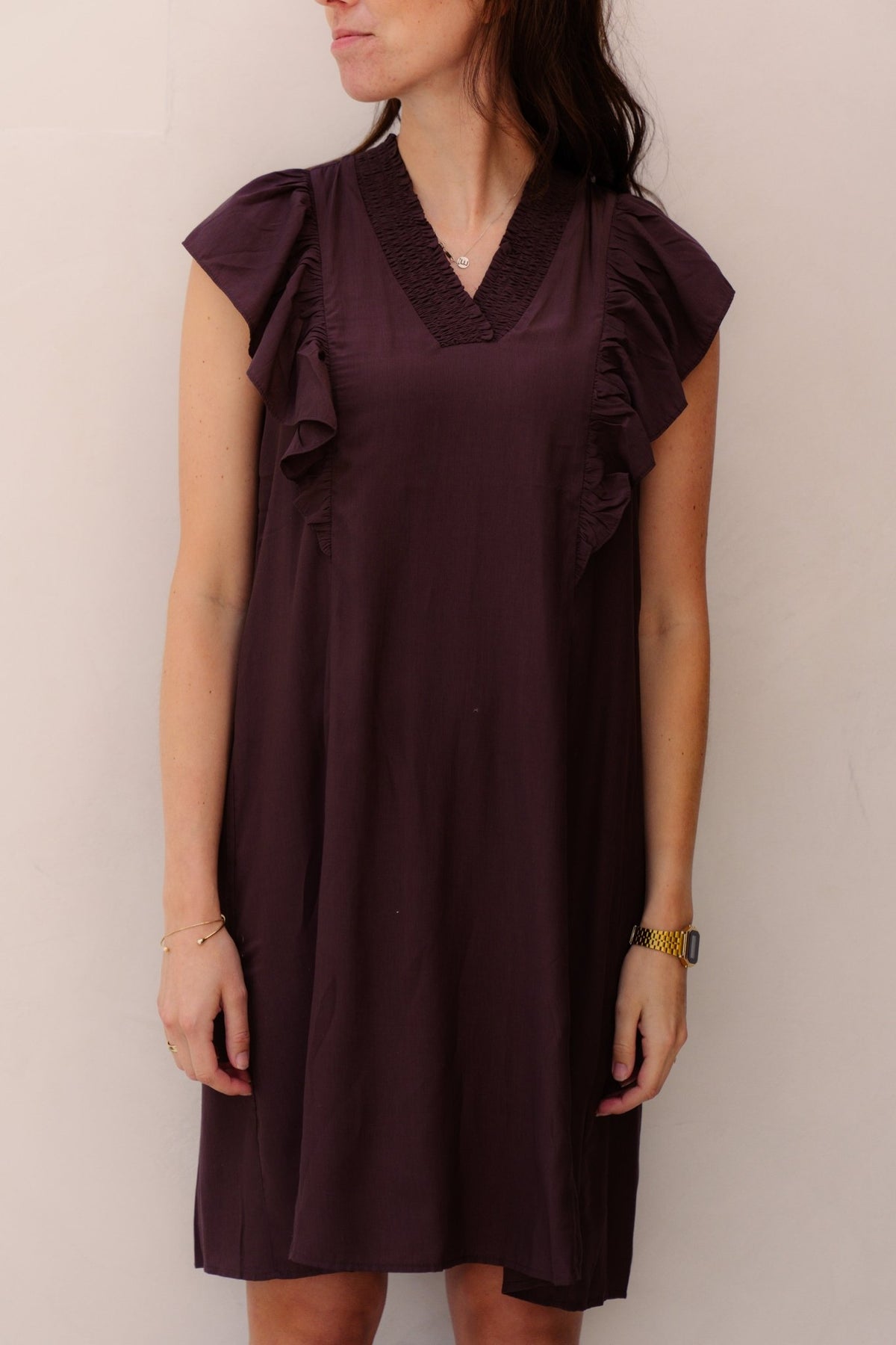 SunriseCC v - dress dark brown - Bij Keesje - Co'couture - Jurk