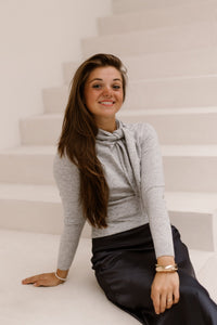 Suus Top light grey - Bij Keesje - Kimara - top