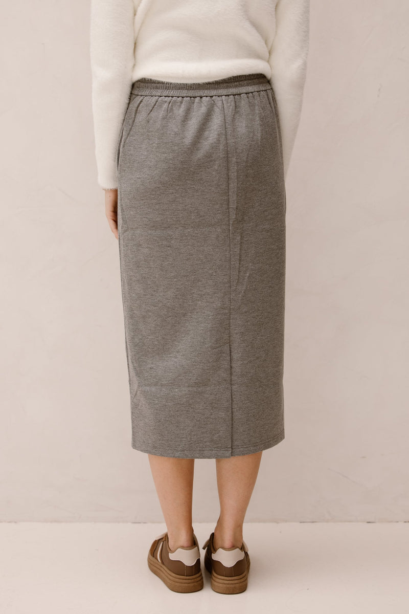 Suzette Skirt Gray Melange - Bij Keesje - G - maxx