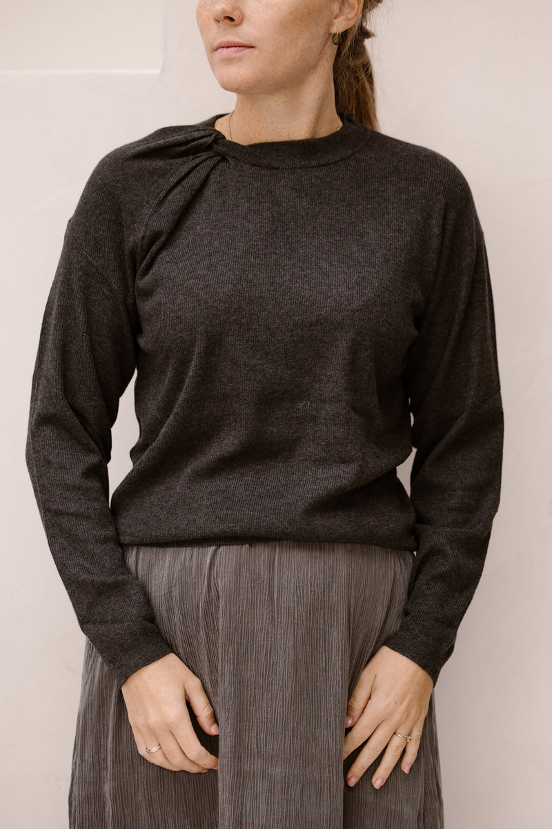 Swaeter Twist Anthracite - Bij Keesje - Esqualo