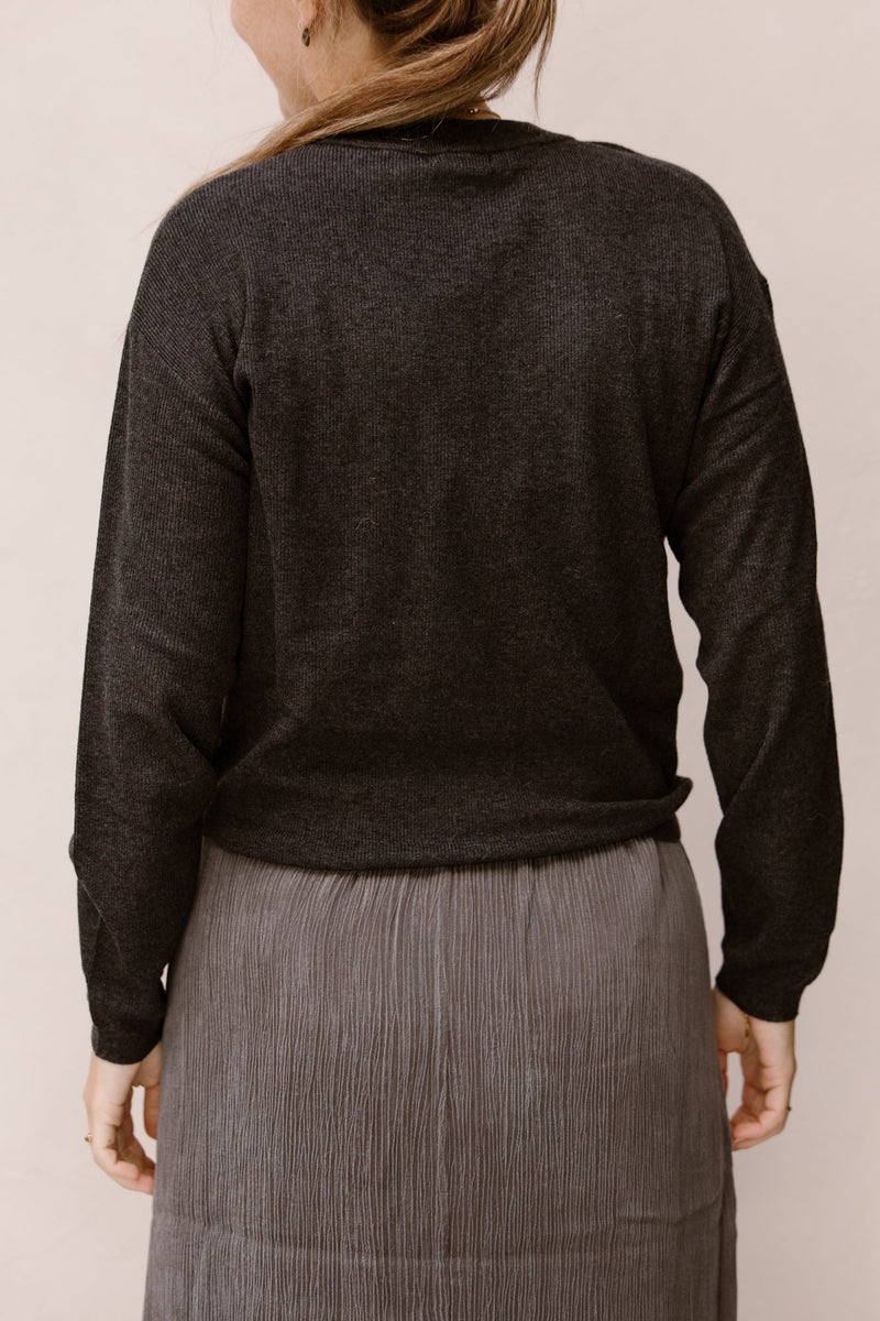 Swaeter Twist Anthracite - Bij Keesje - Esqualo