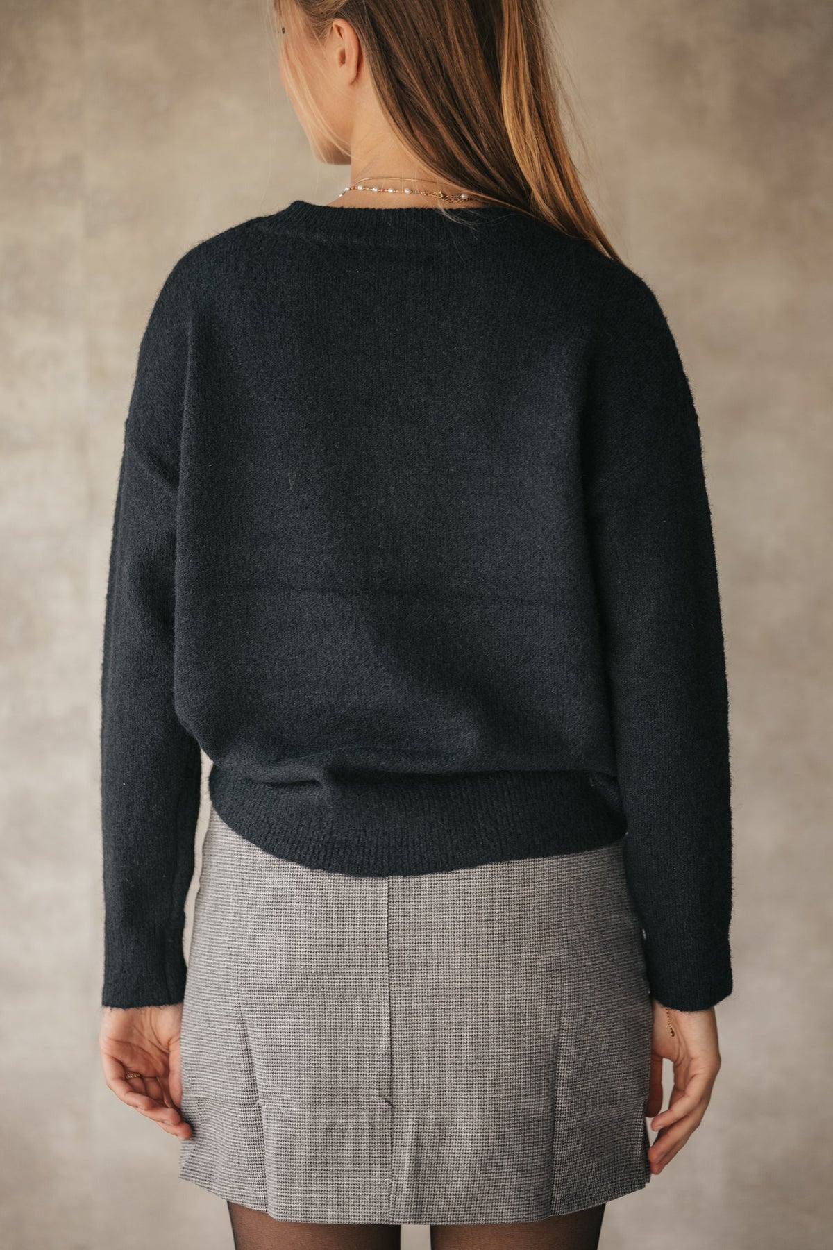 Sweater 8824 noir - Bij Keesje