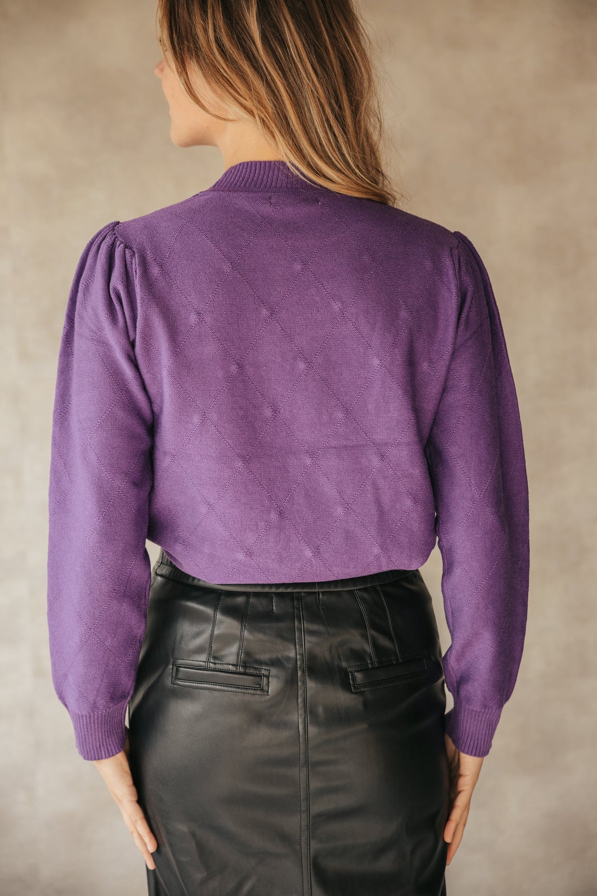 Sweater pearl purple - Bij Keesje