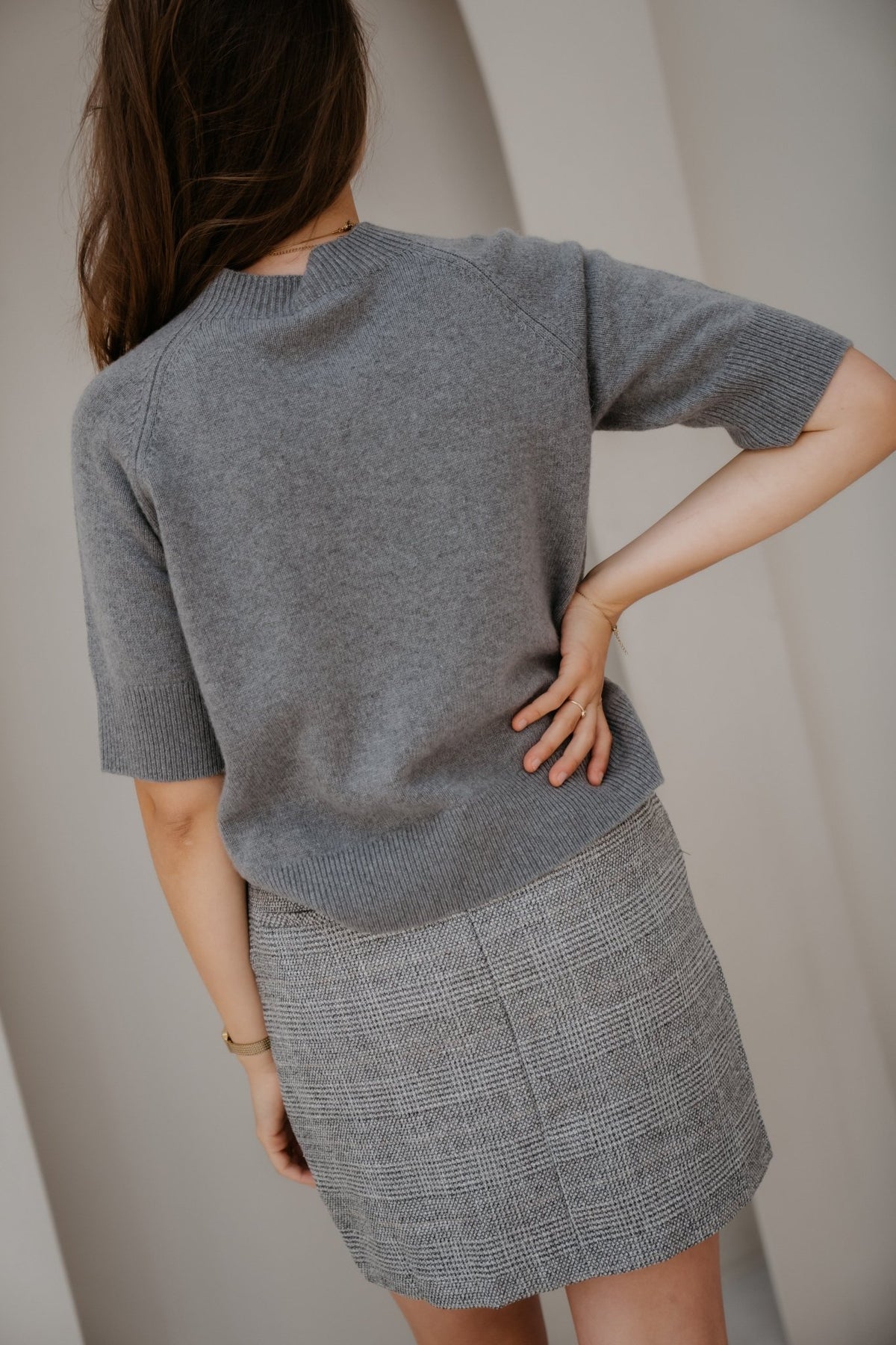Sweater S/slve Raglan Grey 27519 - Bij Keesje - Esqualo - Trui