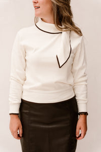 Sylena stitch knit - Bij Keesje - Neo Noir - Trui