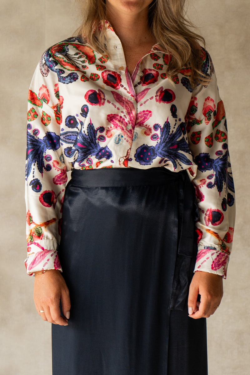 Sylvain blouse multi print - Bij Keesje