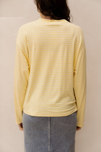 T-shirt stripe yellow - Bij Keesje - Bij Keesje