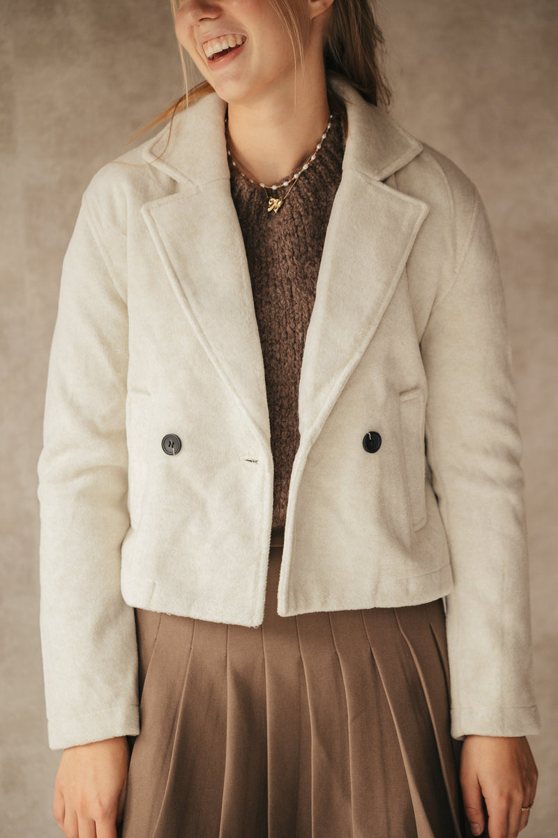 Tabitha jacket beige - Bij Keesje