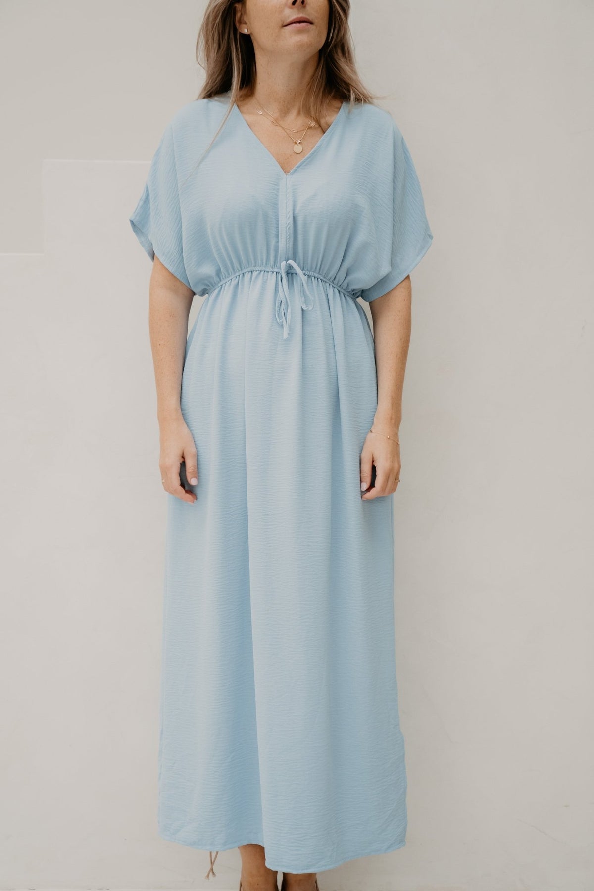 Tala Midi Dress Light Blue - Bij Keesje - Bij Keesje - Jurk