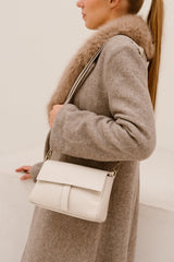 Tasche Amanda aus Leinen, Ecru