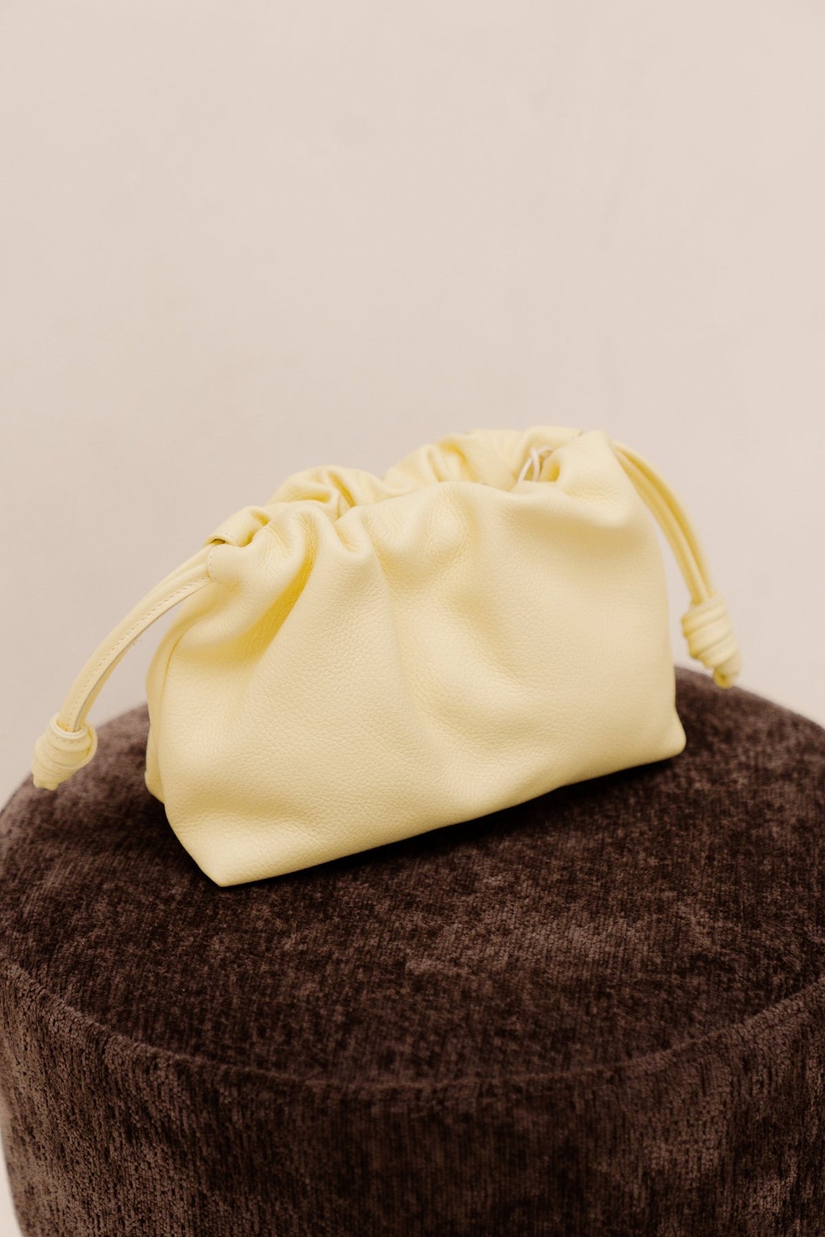Tas Arela leer butter yellow - Bij Keesje - Bij Keesje - tas