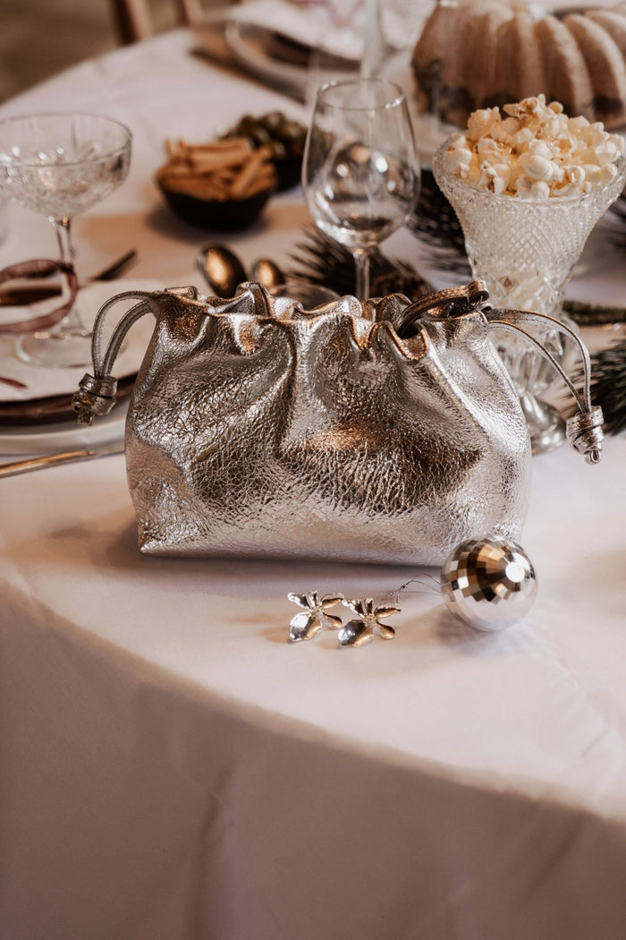 Tas Arela leer zilver - Bij Keesje - Bij Keesje