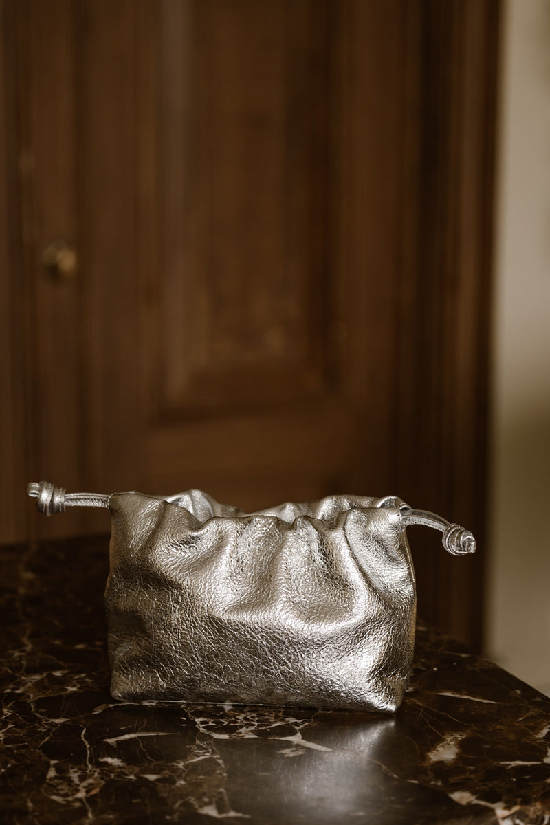 Tas Arela leer zilver - Bij Keesje - Bij Keesje