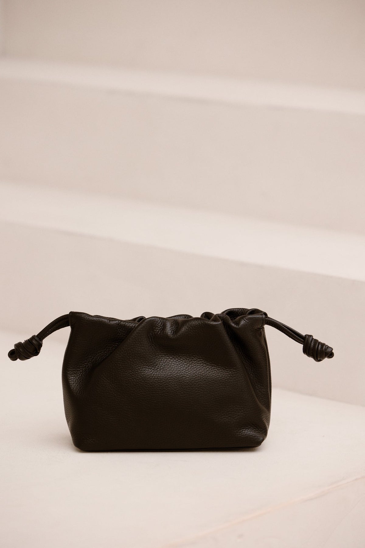 Tas Arela leer zwart - Bij Keesje - Bij Keesje