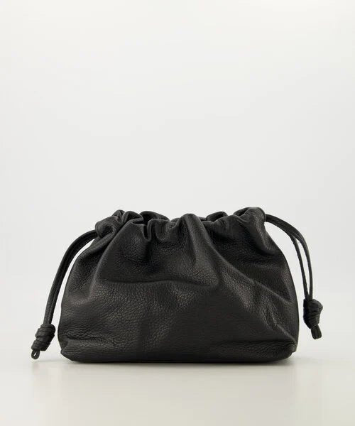 Tas Arela leer zwart - Bij Keesje - Bij Keesje