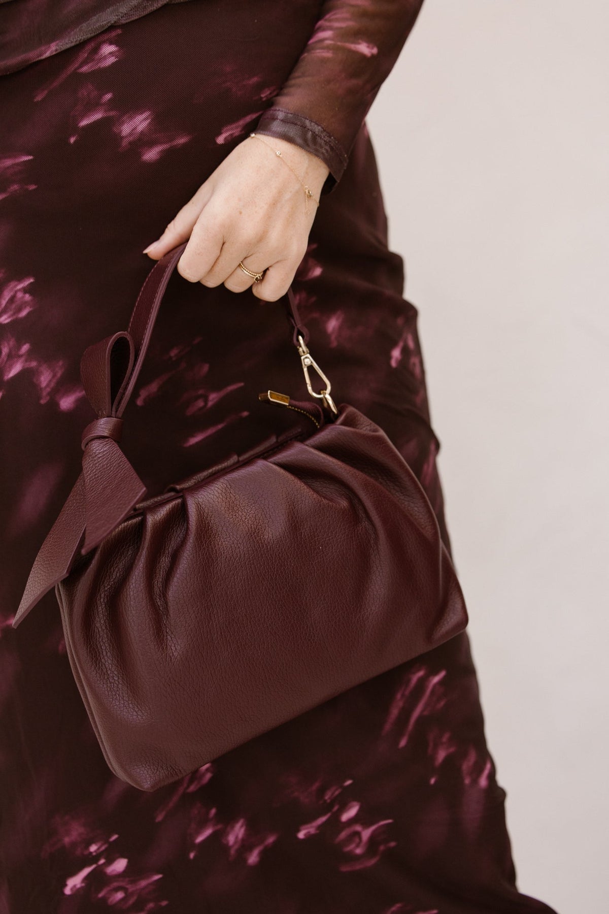 Tas Arielle bordeaux - Bij Keesje - Bij Keesje