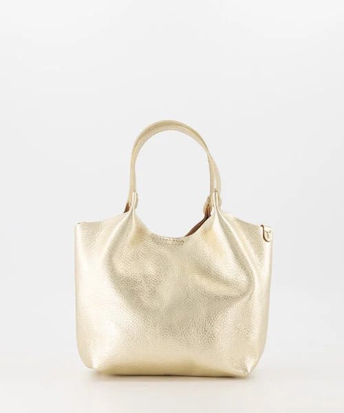 Tas Baby Lou leer goud - Bij Keesje - Bij Keesje