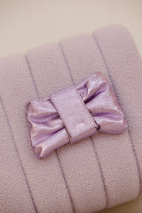 Tas Bowi strik metallic lila - Bij Keesje - Bij Keesje