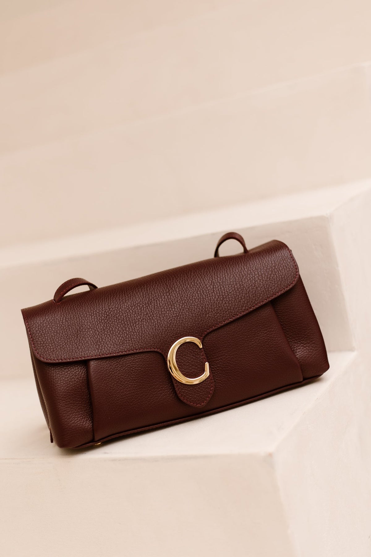 Tas Cadiz leer bordeaux - Bij Keesje - Bij Keesje - Tas