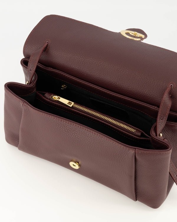Tas Cadiz leer bordeaux - Bij Keesje - Bij Keesje - Tas