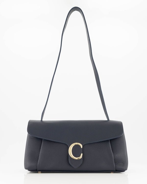 Tas Cadiz leer donkerblauw - Bij Keesje - Bij Keesje - Tas