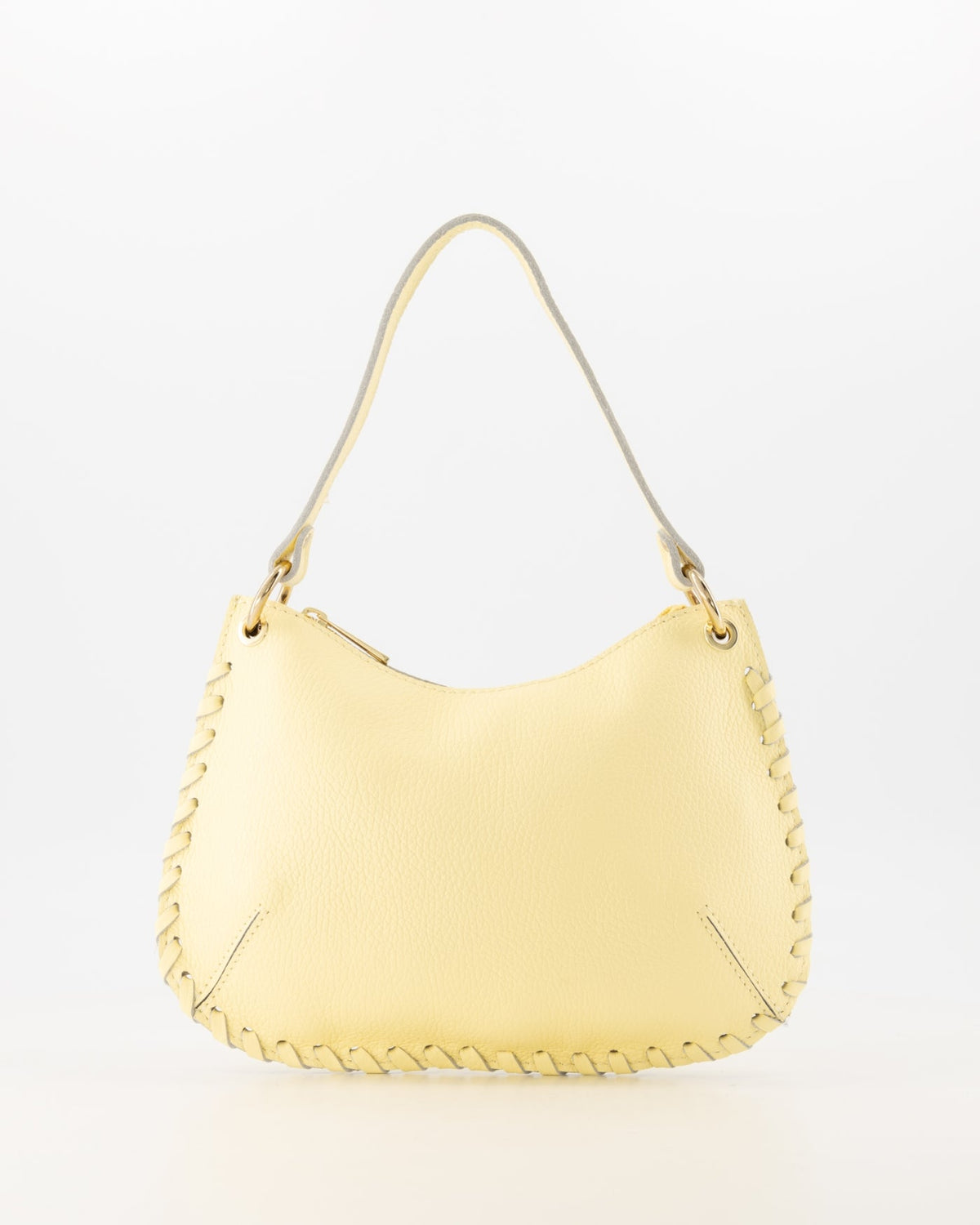 Tas Carma leer butter yellow - Bij Keesje - Bij Keesje - tas