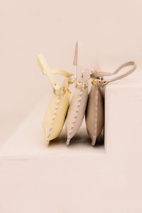 Tas Carma leer butter yellow - Bij Keesje - Bij Keesje - tas