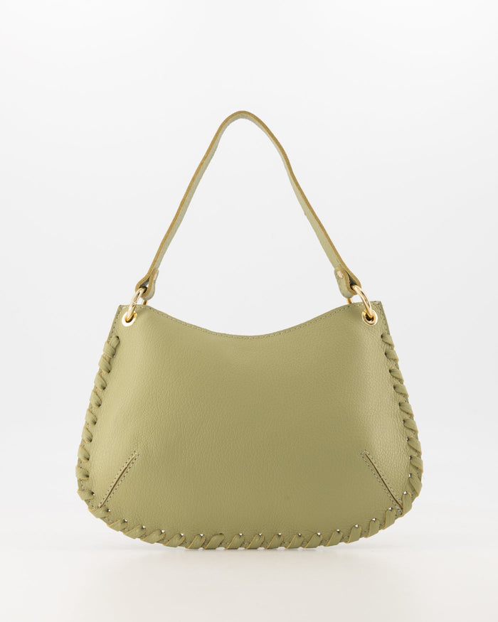 Tas Carma leer moss green - Bij Keesje - Bij Keesje - tas