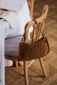 Tas Casey suede camel - Bij Keesje - Bij Keesje