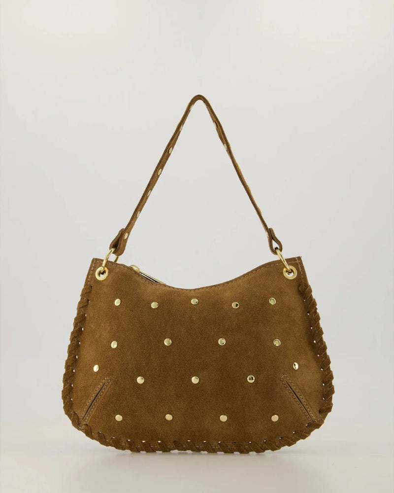 Tas Casey suede taupe - Bij Keesje - Bij Keesje