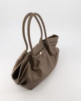 Tas Coline leer taupe