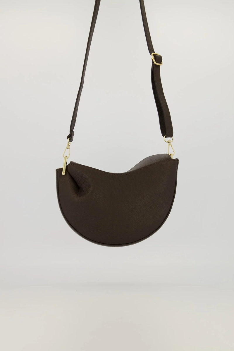 Tas Cookie leer donkerbruin - Bij Keesje - Bij Keesje