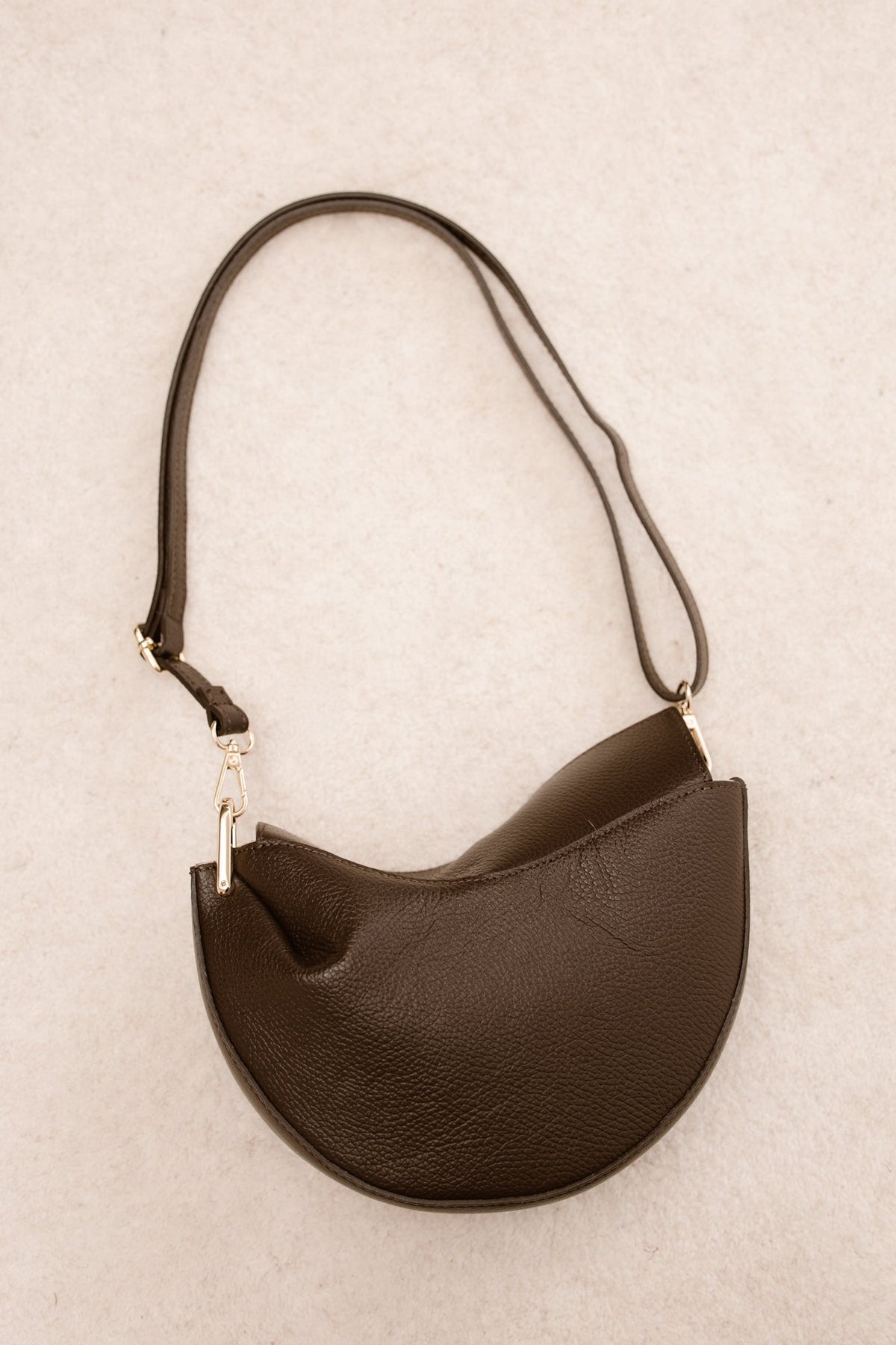 Tas Cookie leer donkerbruin - Bij Keesje - Bij Keesje