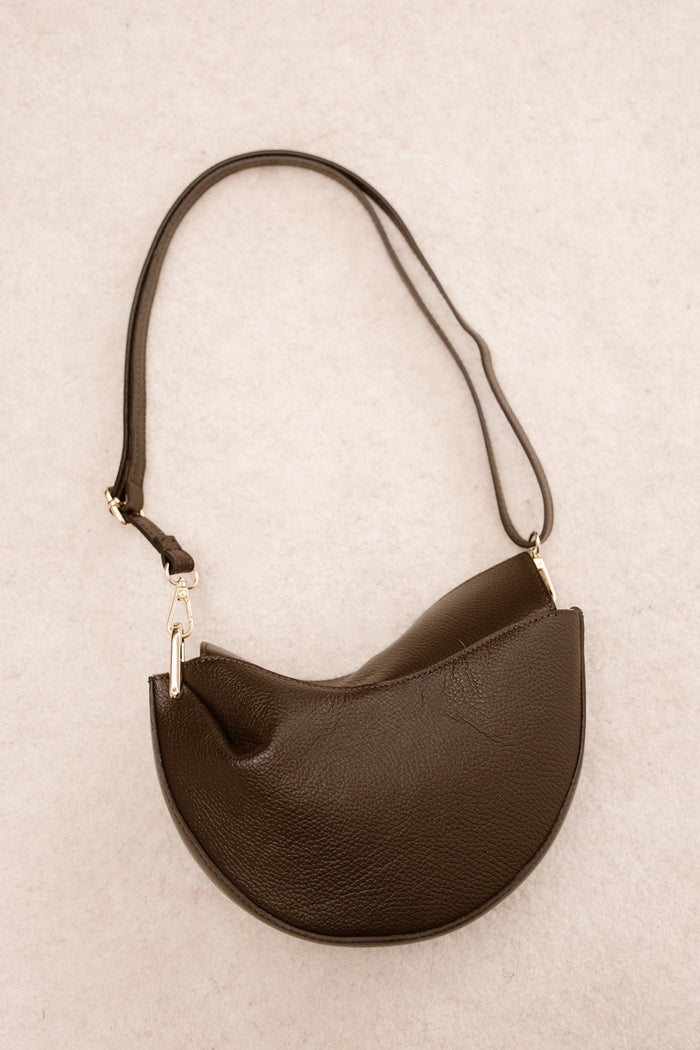 Tas Cookie leer donkerbruin - Bij Keesje - Bij Keesje