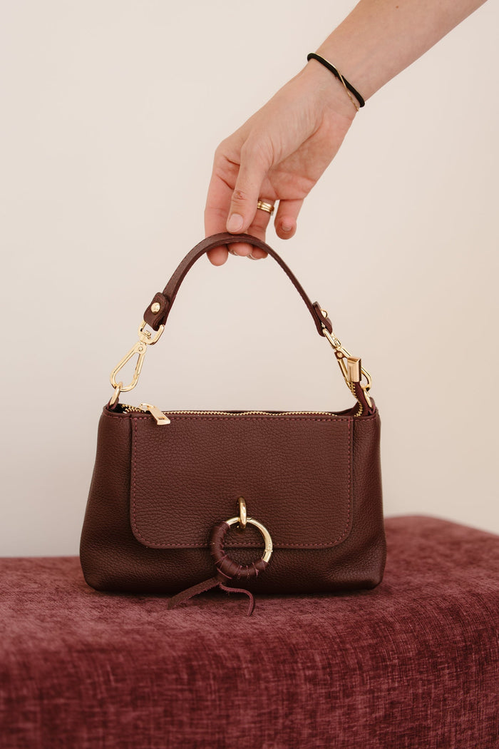 Tas Cosi leer bordeaux - Bij Keesje - Bij Keesje