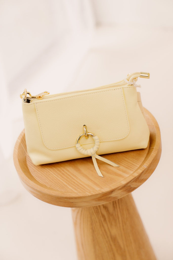 Tas Cosi leer butter yellow - Bij Keesje - Bij Keesje - 