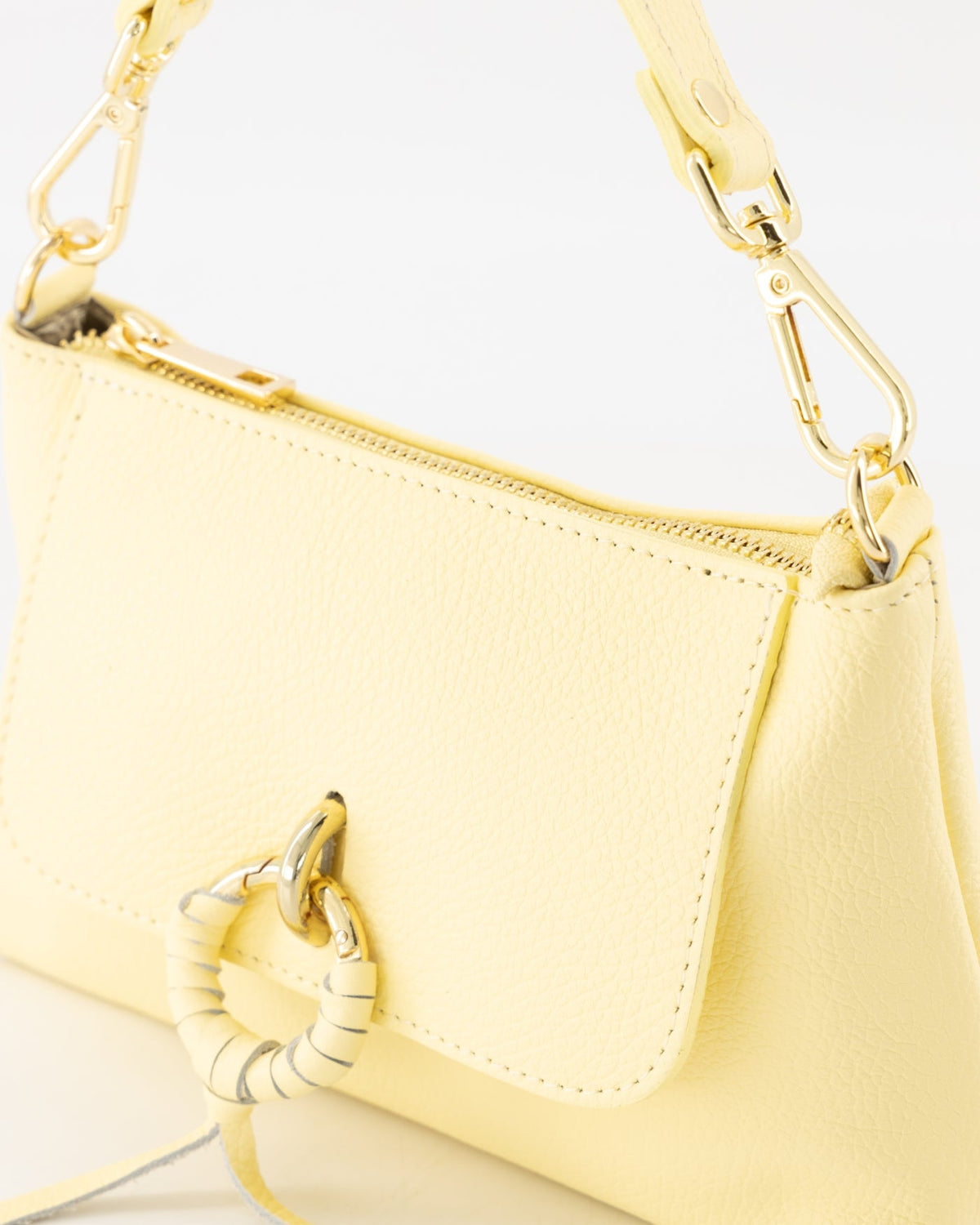 Tas Cosi leer butter yellow - Bij Keesje - Bij Keesje - 