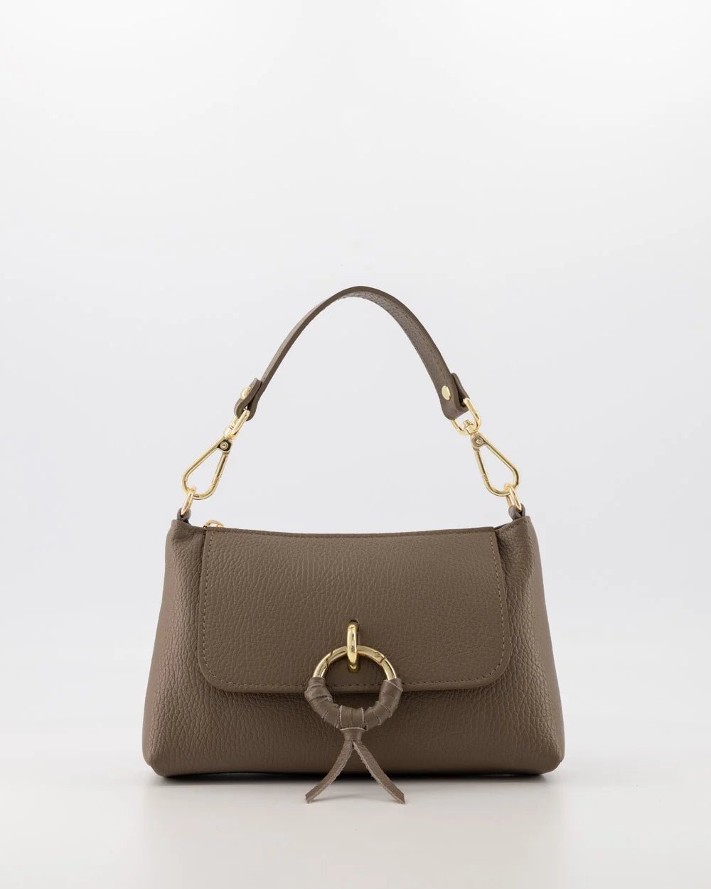 Tas Cosi leer taupe - Bij Keesje - Bij Keesje