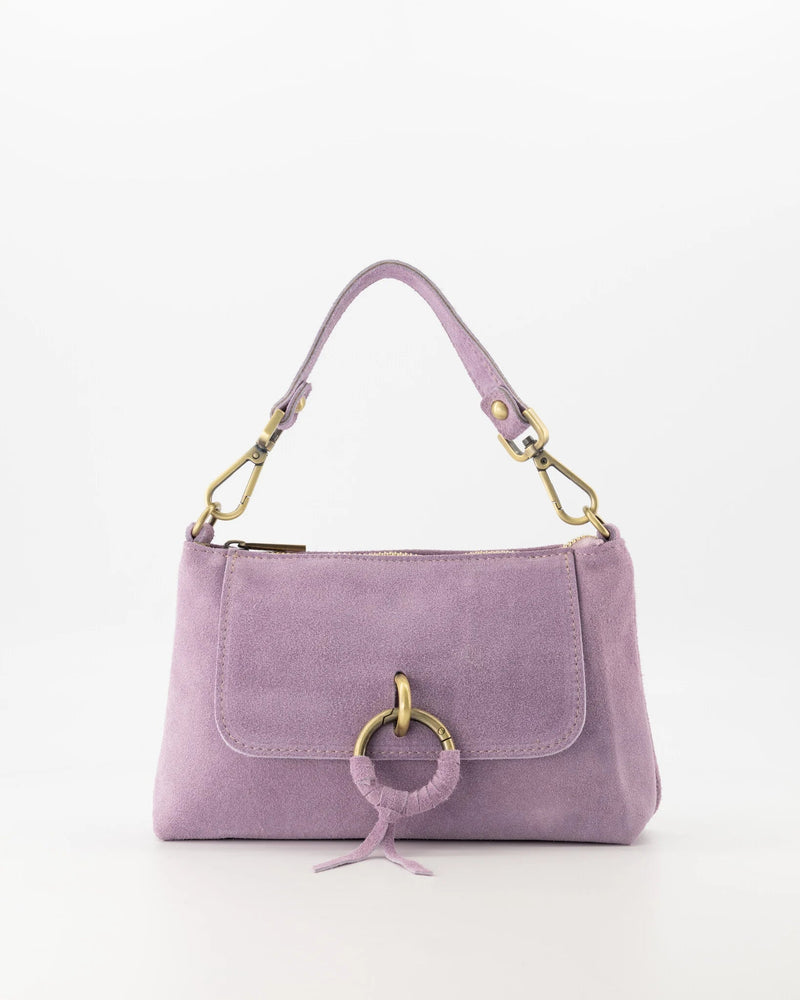 Tas Cosi suede lila - Bij Keesje - Bij Keesje