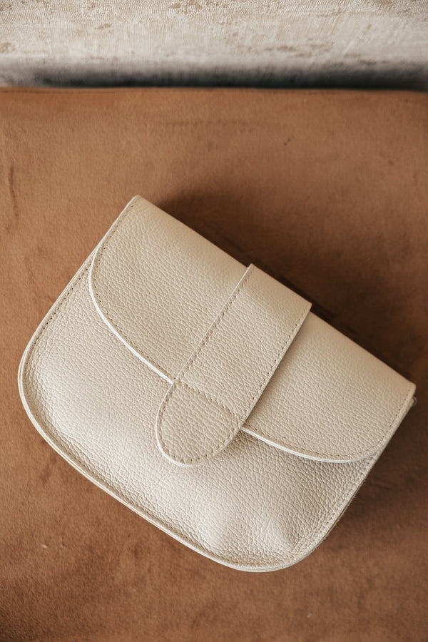 Tas Esdoorn Leer beige - Bij Keesje