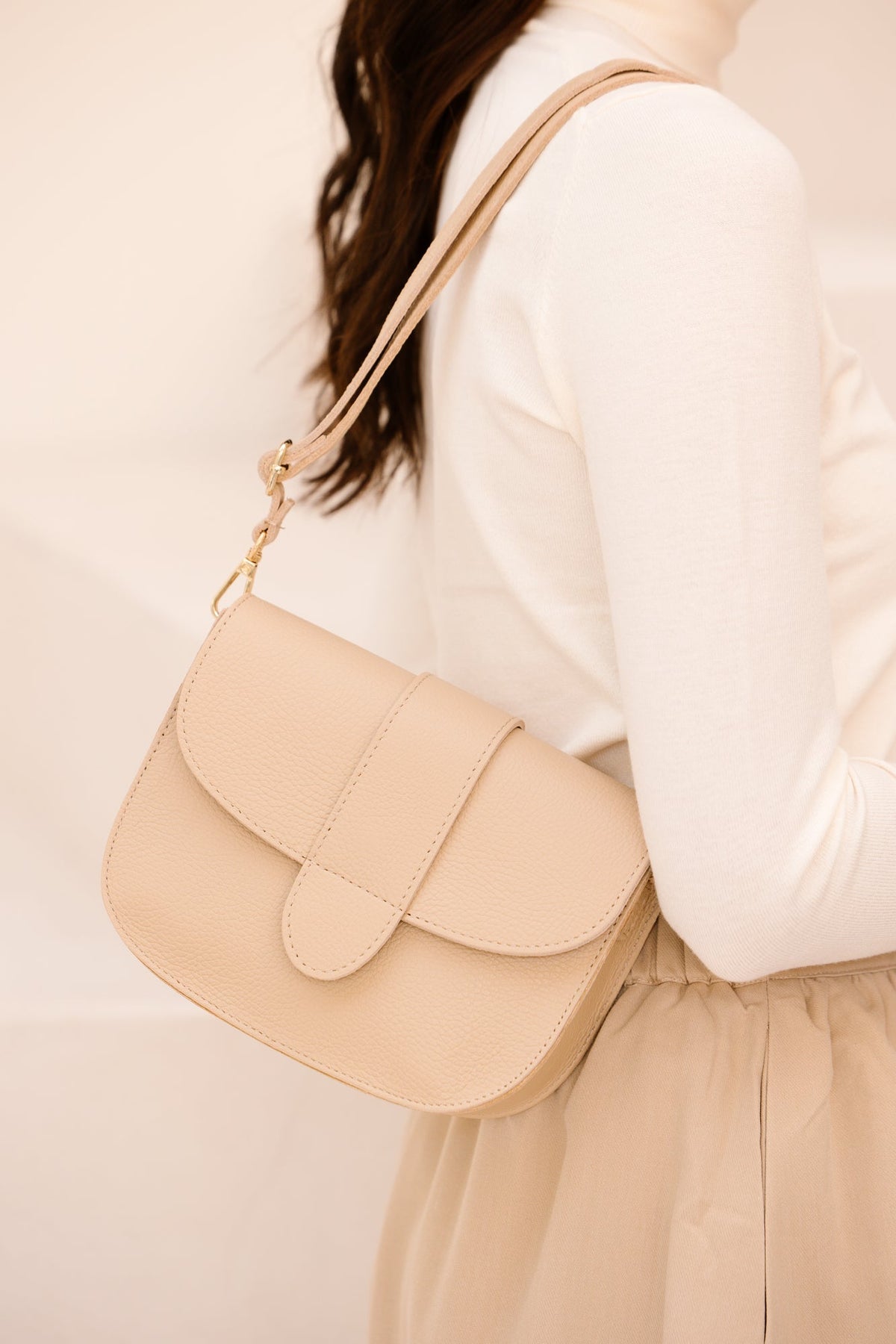 Tas Esdoorn leer biscuit - Bij Keesje - Bij Keesje - tas