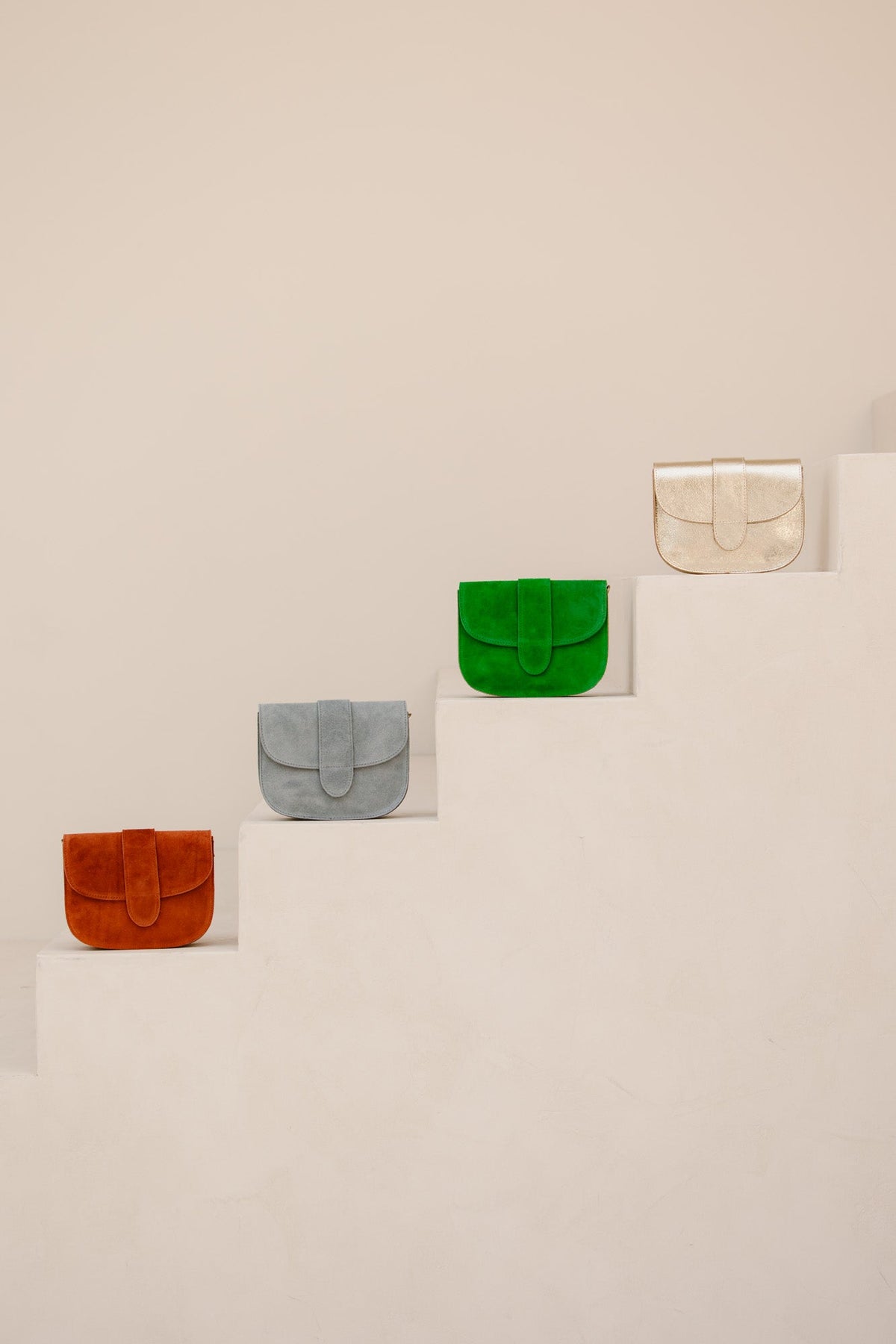 Tas Esdoorn leer goud - Bij Keesje - Bij Keesje